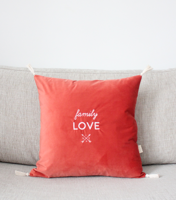 Coussin family Love -...