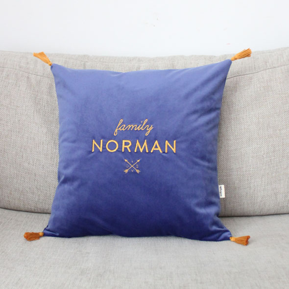 coussin brode NORMN=AN